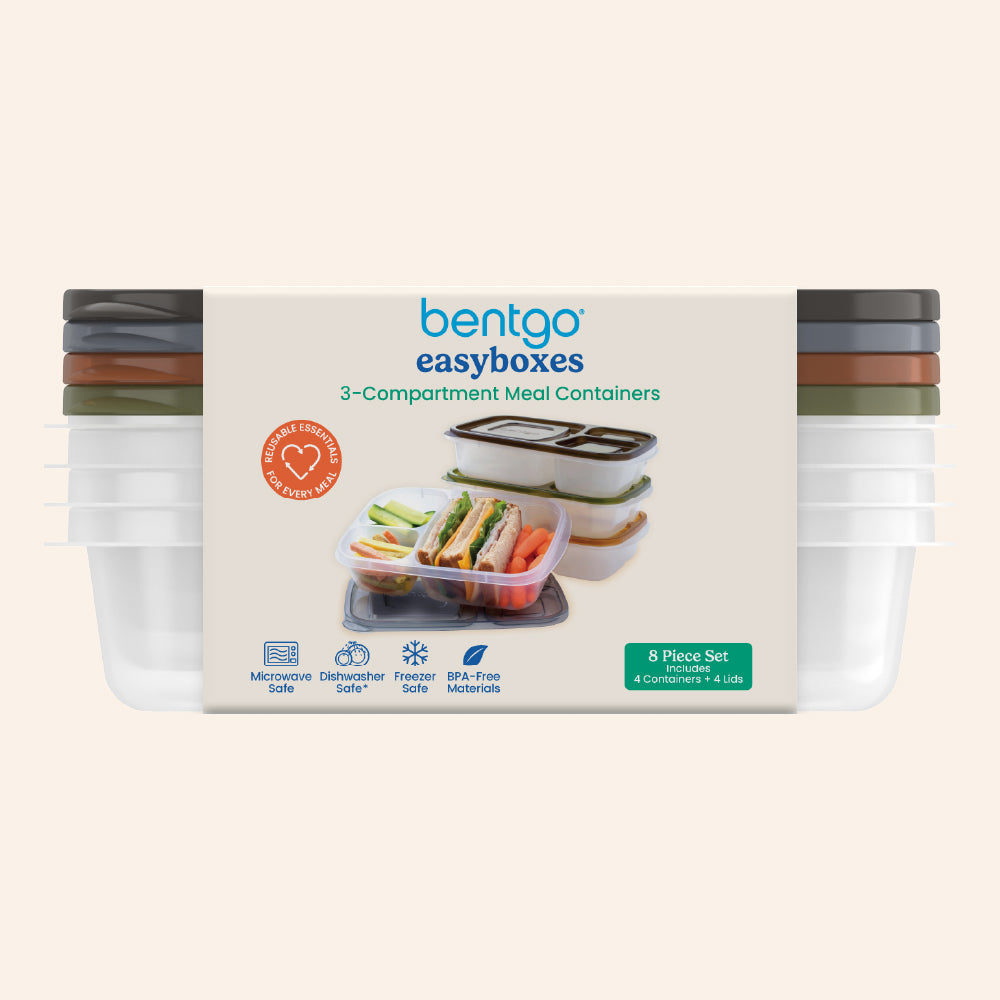 Bentgo Easyboxes 3-Compartment Food Containers 8-Piece Set - Image 27