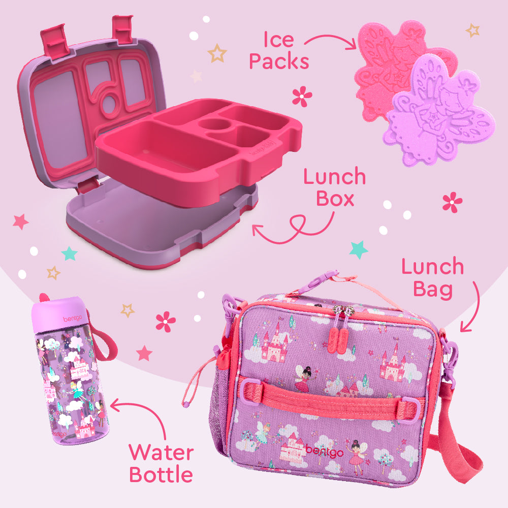 Bentgo Kids Prints Lunch 5-Piece Set with Ice Packs - Image 8