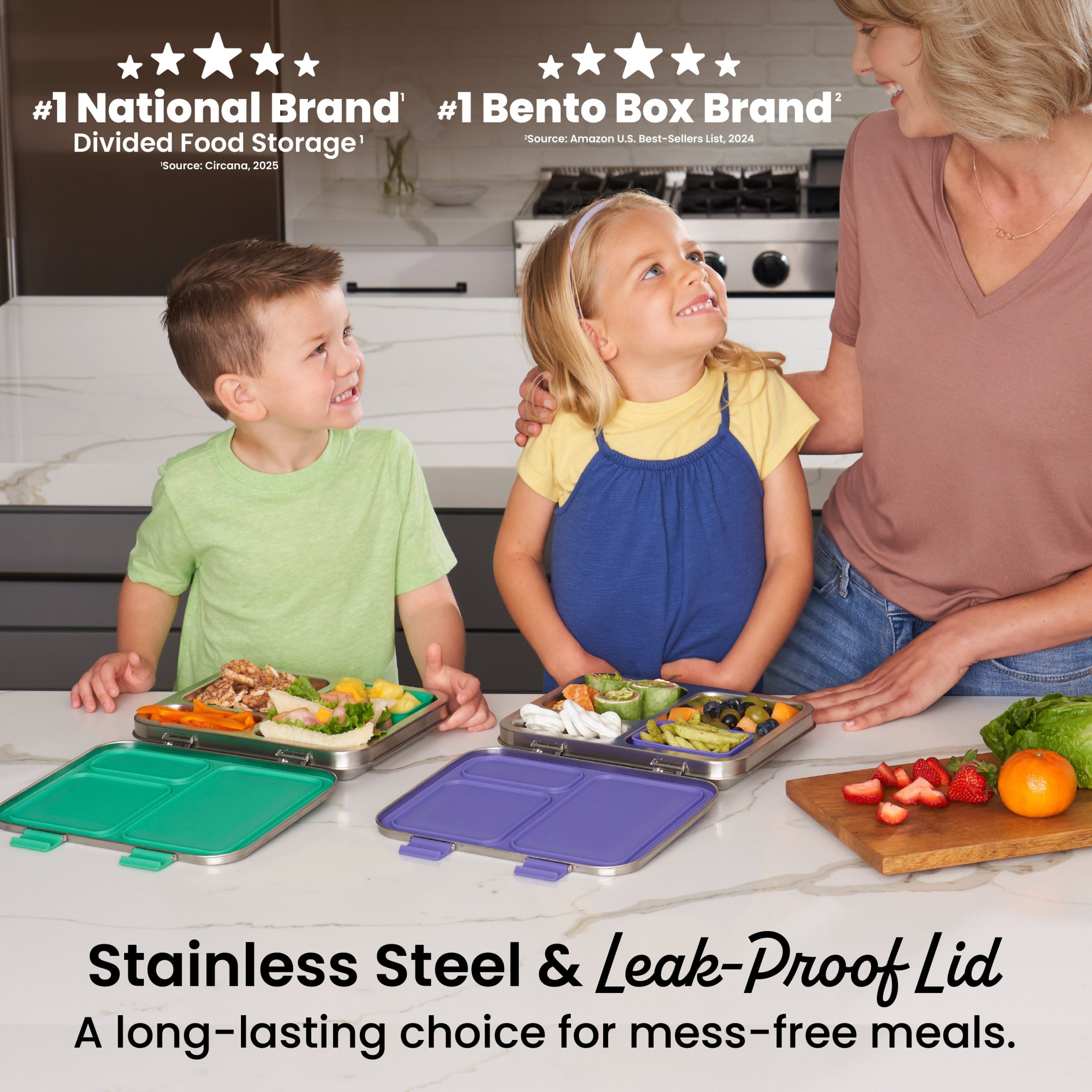 Bentgo Kids Stainless Steel Lunch Box (2-Pack) - Image 26