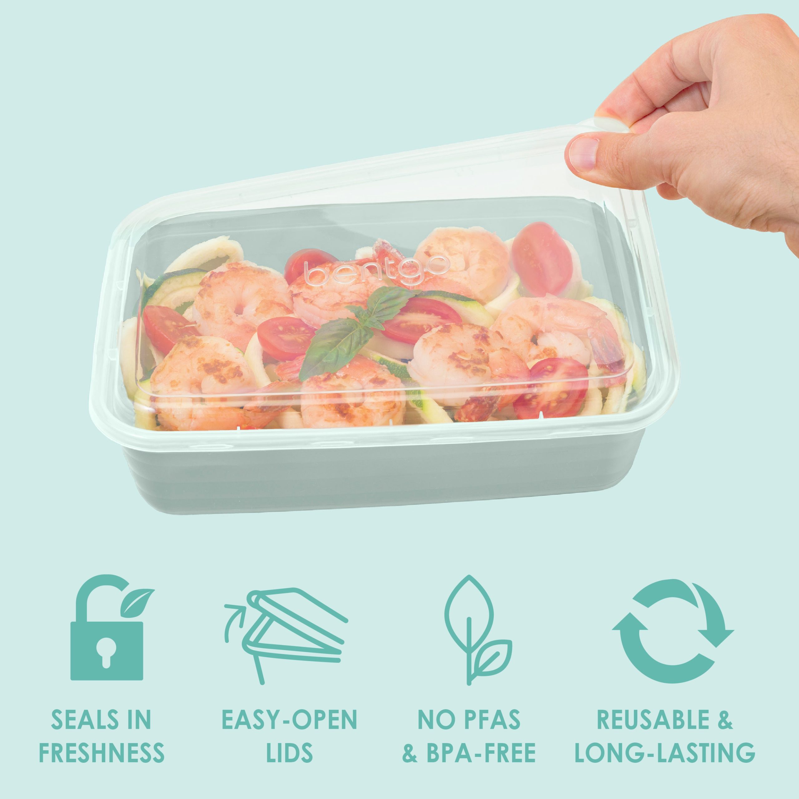 Bentgo Prep 1-Compartment Meal Prep Containers (20-Piece) - Image 28