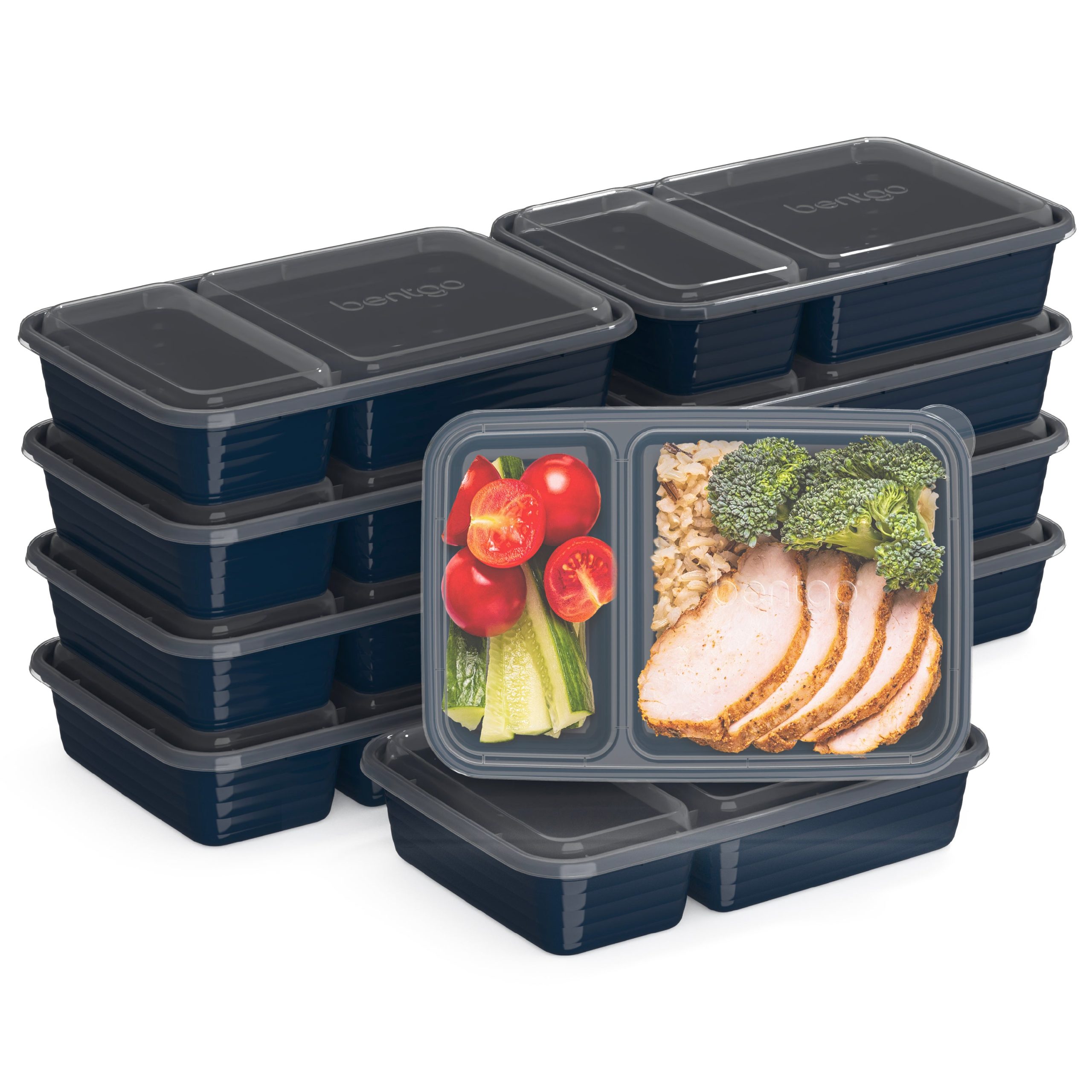 Bentgo Prep 2-Compartment Meal Prep Containers (20-Piece) - Image 25